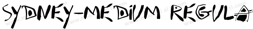 Sydney-Medium Regula字体转换